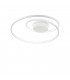 LED Decorative Swirl Integrated LED Semi Flush Light White, 3000K