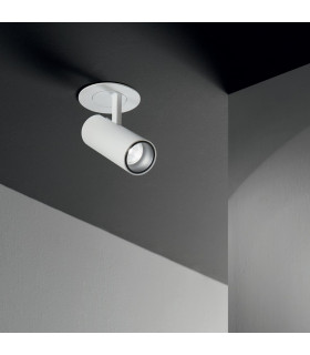 Adjustable Recessed Downlight Black, 3000K, 7W