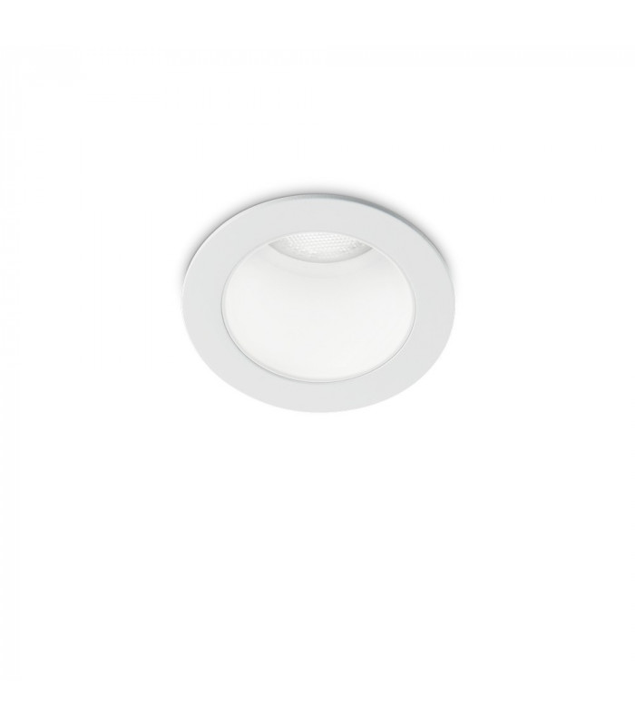 Round Recessed Downlight White, 3000K, 8W