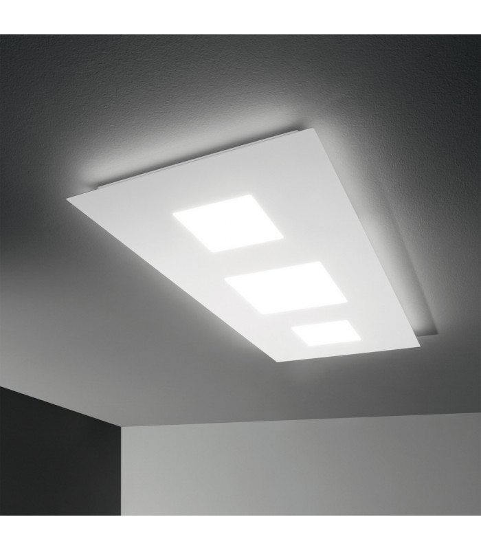 LED Decorative Small Simple Flush White, 3000K
