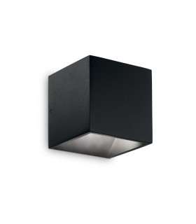 LED Outdoor Cube Up Down Light Black IP54, 3000K