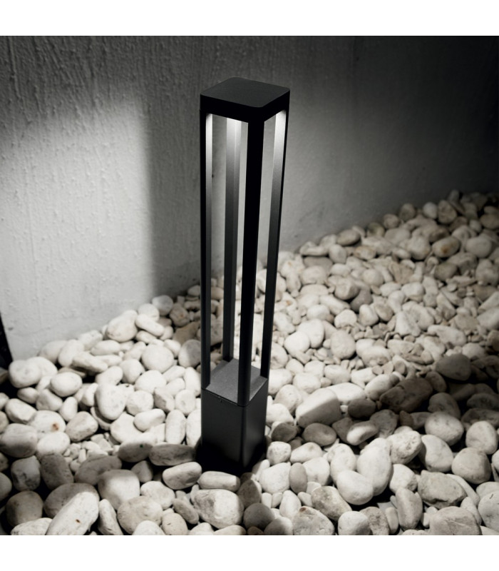 LED Outdoor Tall Bollards Anthracite IP65, 3000K