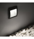 LED Outdoor Square Recessed Wall Light Anthracite IP65, 3000K
