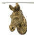 Wall Light Gold with Natural Linen Shade