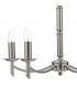 Dual Mount Pendant Light Satin Chrome, 5x E14