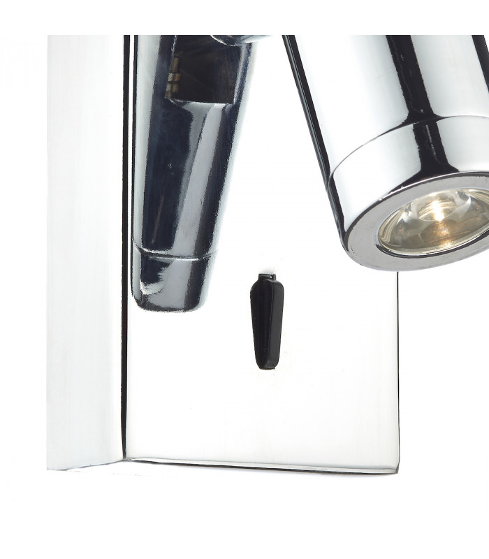 Reading Wall Light LED Polished Chrome