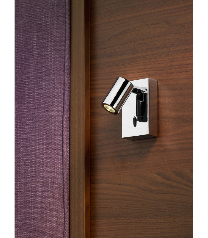 Reading Wall Light LED Polished Chrome