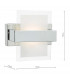 LED Wall Light Polished Chrome & Glass