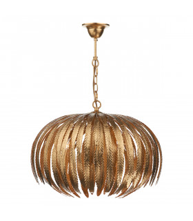 Spherical Pendant Light Gold, 5x E14