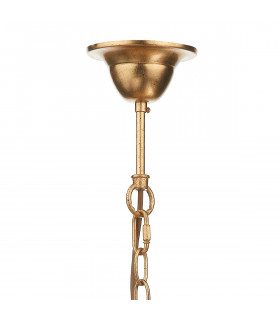 Spherical Pendant Light Gold, 5x E14