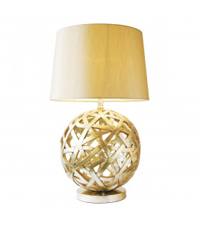 Table Lamp complete with Round Tapered Shade Bronze