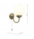Single Wall Light Antique Brass IP44