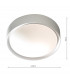 Simple Flush Ceiling Light White IP44, 1x E27