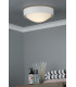 Simple Flush Ceiling Light White IP44, 1x E27