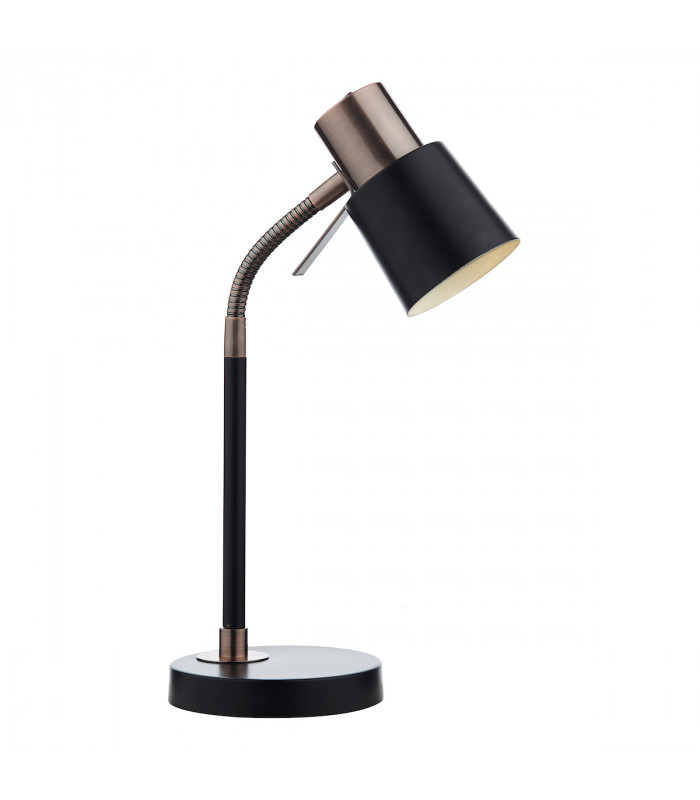 Task Table Lamp Black,  Copper