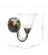 Single Wall Light Antique Brass complete with Glass
