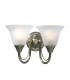 Double Wall Light Antique Brass