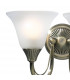 Double Wall Light Antique Brass