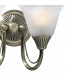 Double Wall Light Antique Brass