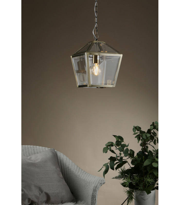 Pendant Light Antique Brass, 1x E27