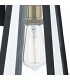Lantern Duv Wall Light Downlight Black IP43