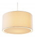 Cylindrical Non Elec Pendant Light Cream Laser Cut