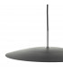 Dome Pendant Light LED Black & Stainless Steel