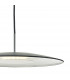 Dome Pendant Light LED Black & Stainless Steel