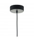 Dome Pendant Light LED Black & Stainless Steel