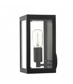Lantern Outdoor Wall Light Light Black IP44