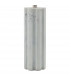 Table Lamp Stone with White Linen Round Drum Shade