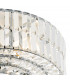 Crystal Semi Flush Ceiling Light Light Fitting Polished Chrome