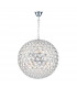 Spherical 50cm Pendant Light Polished Chrome, 8x E14