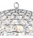 Spherical 50cm Pendant Light Polished Chrome, 8x E14