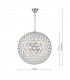 Spherical 50cm Pendant Light Polished Chrome, 8x E14