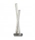 LED 2 Light Table Lamp Chrome with Crystal Glass - 1