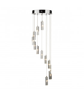 Cluster Led Pendant Light Polished Chrome, 12x G4