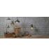 Dome Pendant Light Black, Antique Brass, 1x E27