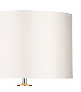 Table Lamp Crystal complete with Round Drum Shade