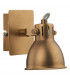 Dome Single Wall Light GU10 Natural Brass