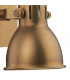 Dome Single Wall Light GU10 Natural Brass