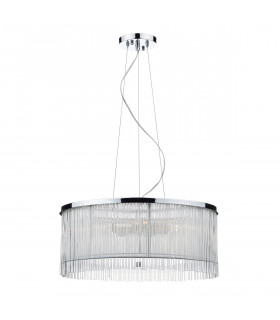 Cylindrical 50cm 3 Light Pendant Light White
