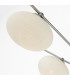 Semi Flush Ceiling Light Light Satin Nickel, 5x G9