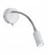 LED 1 Light Indoor Adjustable Wall Reading Light White - 1