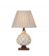 Small Table Lamp Cream With Round Tapered Shade