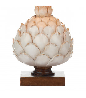 Small Table Lamp Cream With Round Tapered Shade