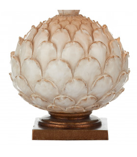 Table Lamp Cream Large complete with Round Tapered Shade