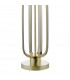 Table Lamp Satin Brass complete with Round Tapered Shade