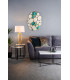 Table Lamp Satin Brass complete with Round Tapered Shade