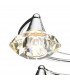 Semi Flush Ceiling Light Light Polished Chrome Crystal, 6x G9